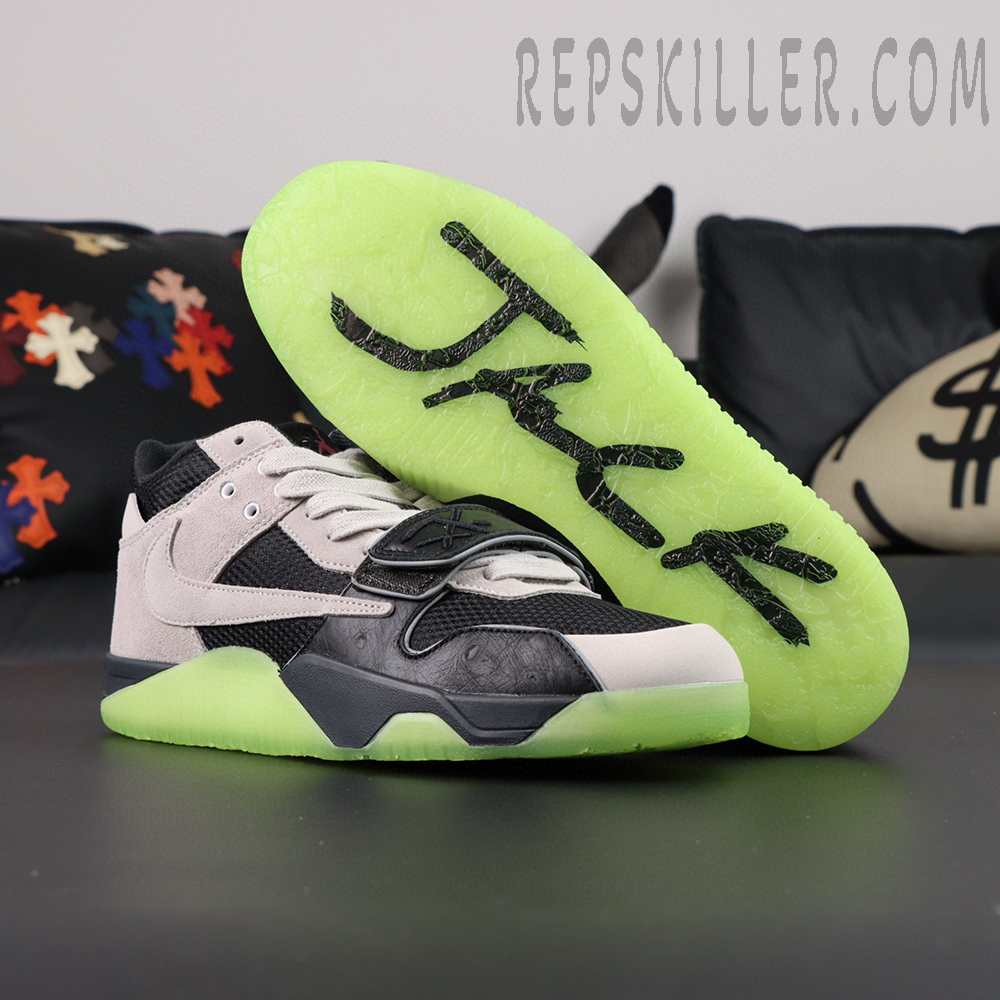 Chase B X Travis Scott X Jordan Jumpman Jack Tr Black Night Silver