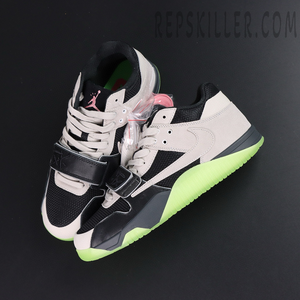 Chase B X Travis Scott X Jordan Jumpman Jack Tr Black Night Silver