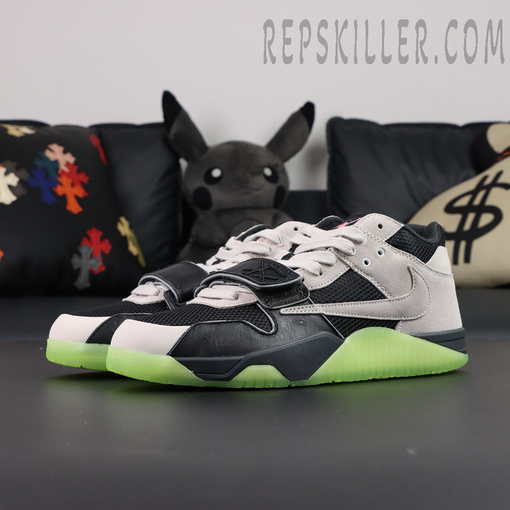 Chase B X Travis Scott X Jordan Jumpman Jack Tr Black Night Silver