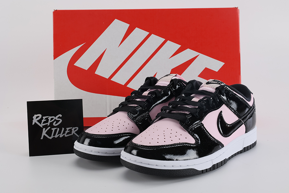 Dunk Low Pink Foam Black – Image 1 Dunk Low Pink Foam Black Replica