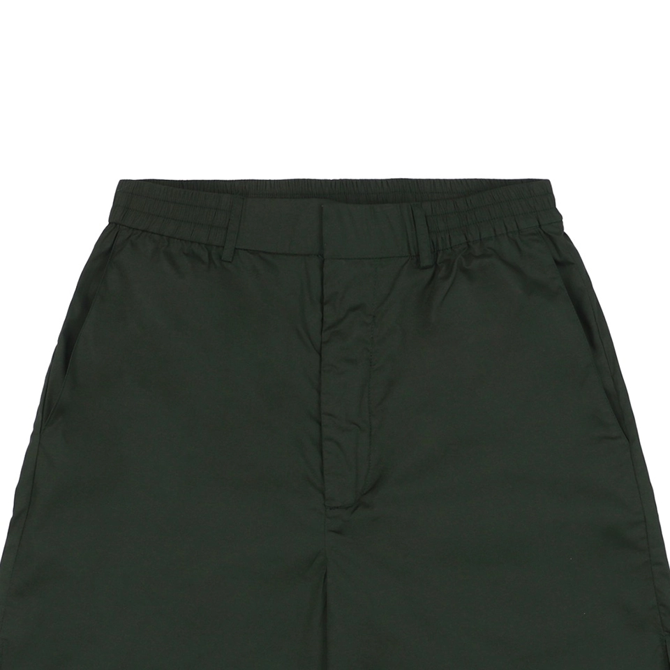 F Solid Color Bermuda Shorts