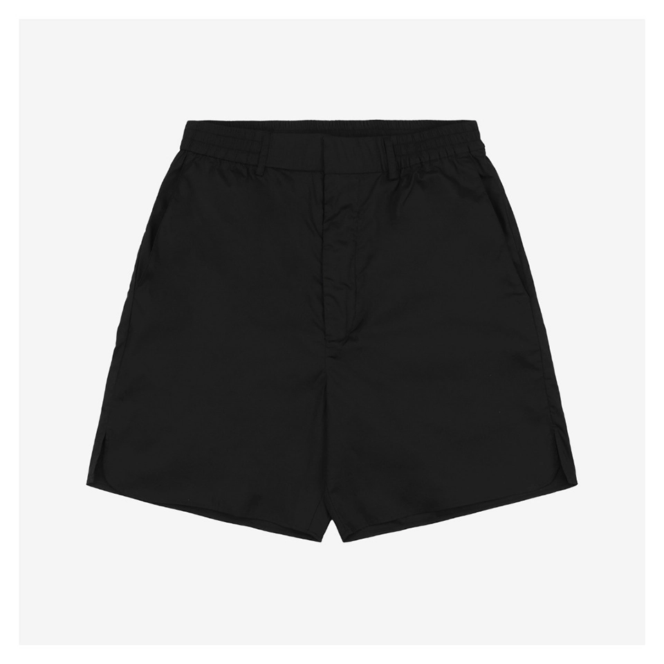 F Solid Color Bermuda Shorts