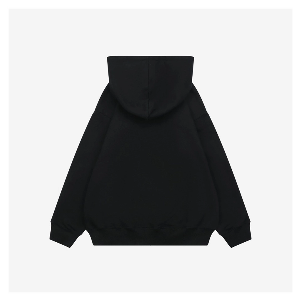 F Mesh Embroidered Logo Hoodie