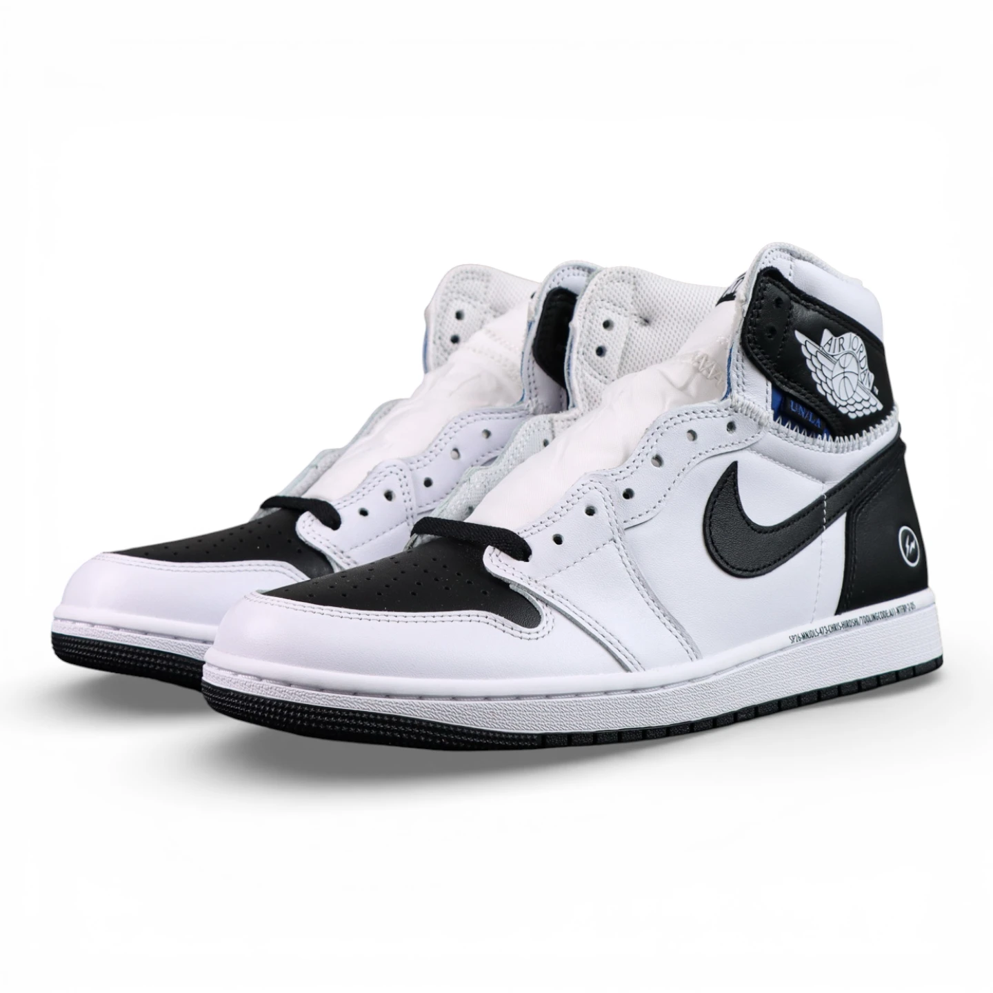 Fragment Design X Union La X Jordan 1 Retro High Og Sp White Black