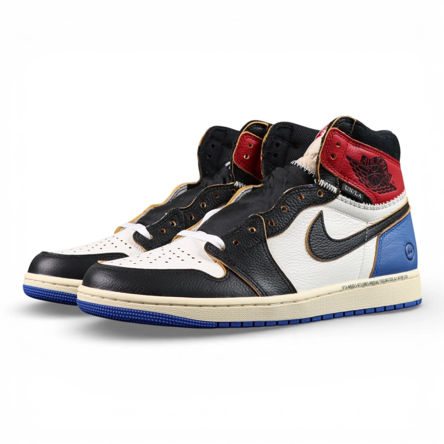 Fragment Design X Union La X Jordan 1 Retro High Og Varsity Red