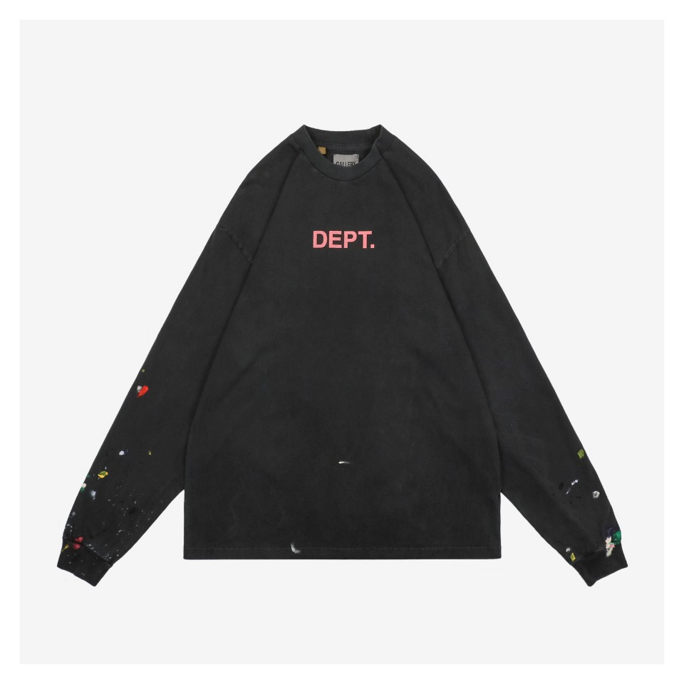Gallery Dept Pink Letter Graffiti Painted Print Shirt