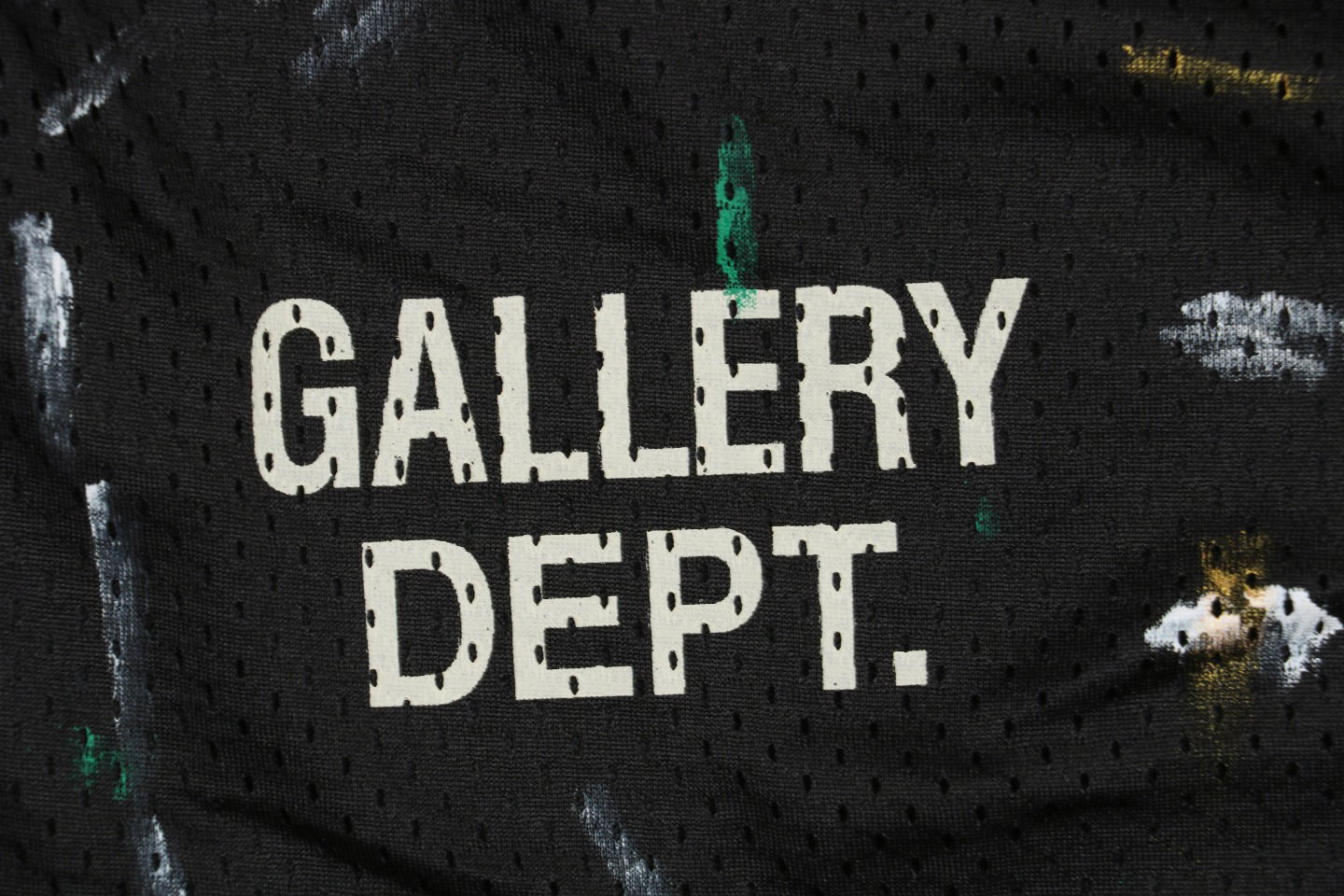 Gallery Dept Splash Paint Mesh Shorts