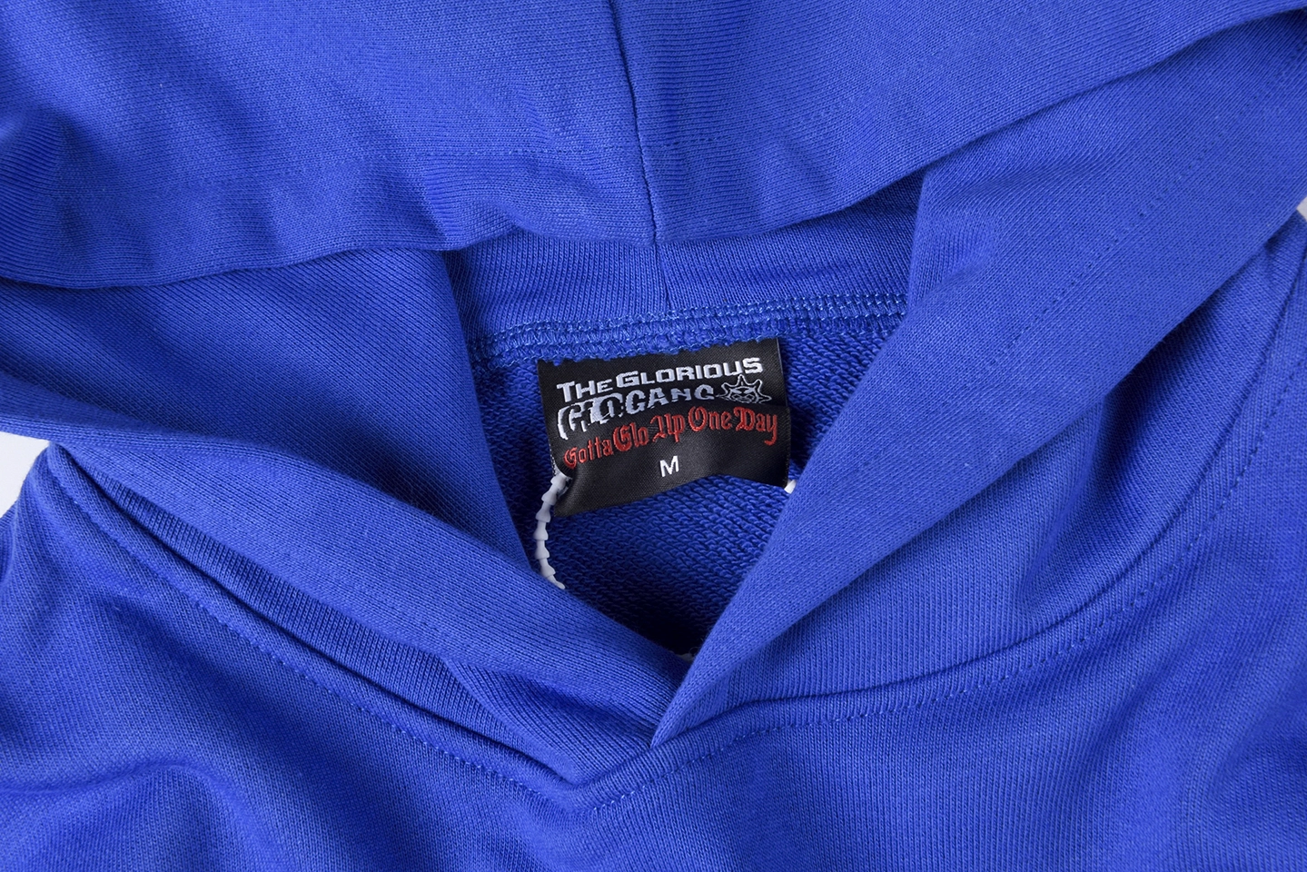 Glo Gang Blue Crown Spray Hoodie