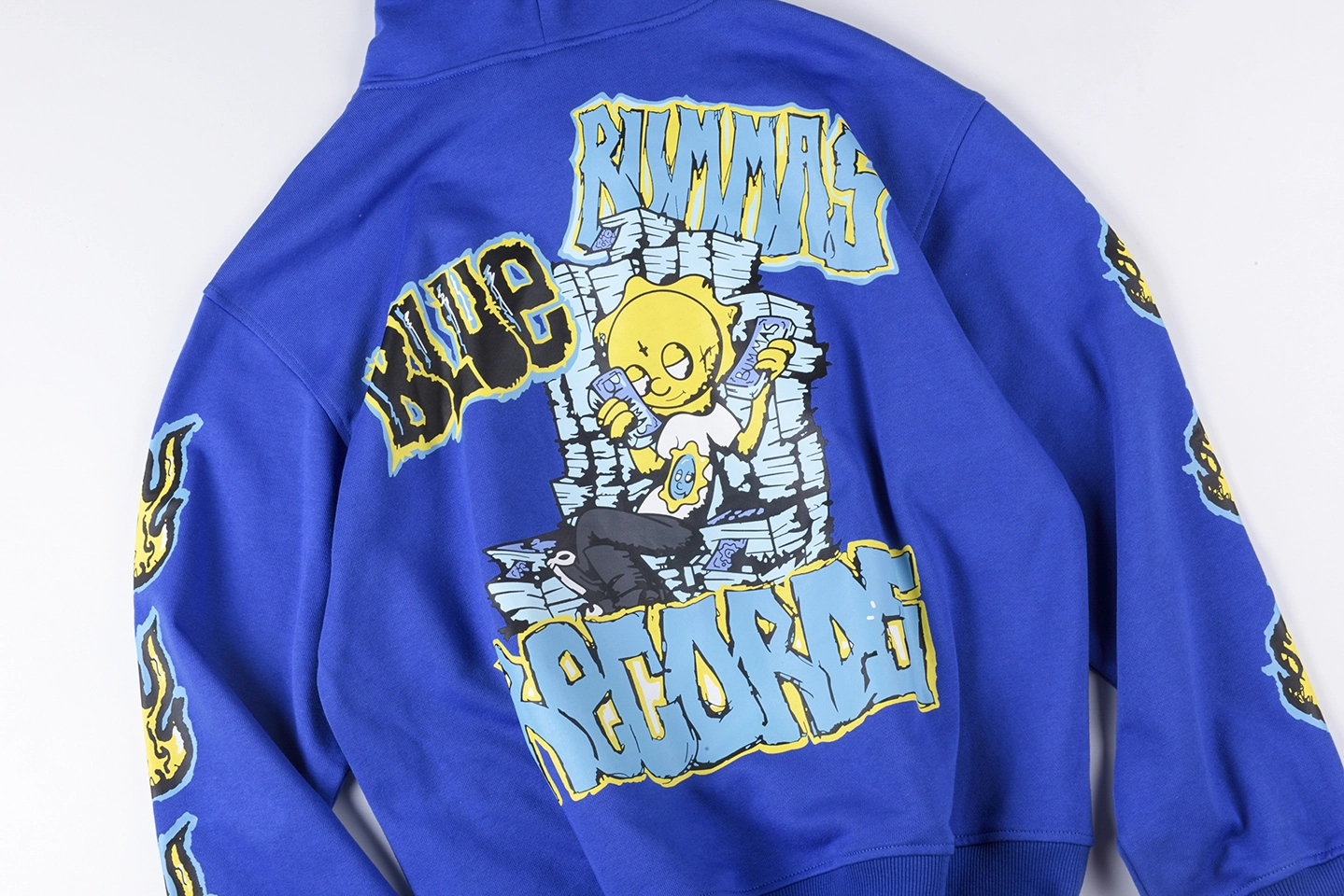 Glo Gang Blue Runnaz Records Graphic Hoodie