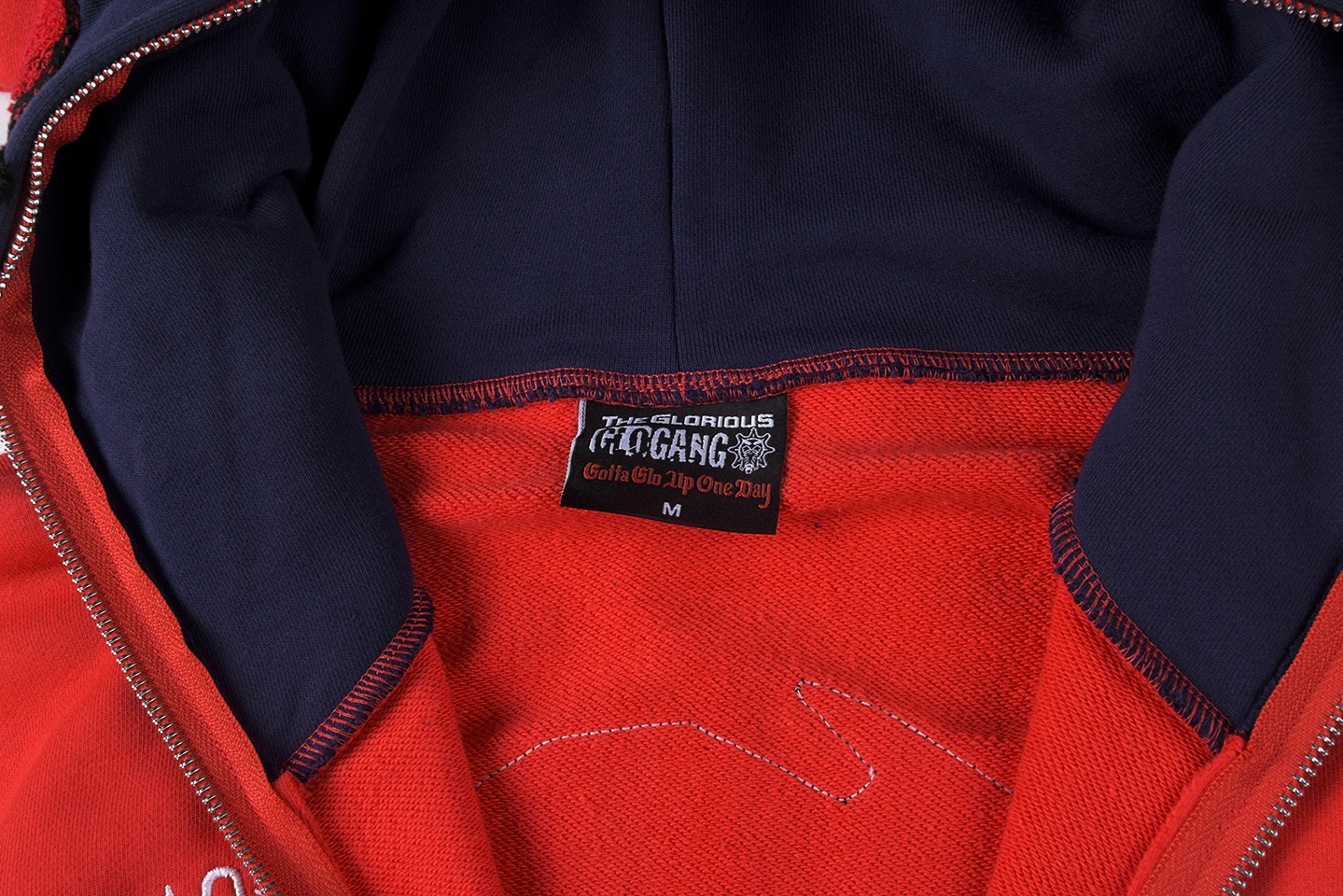 Glo Gang Colorblock Masked Full Zip Hoodie