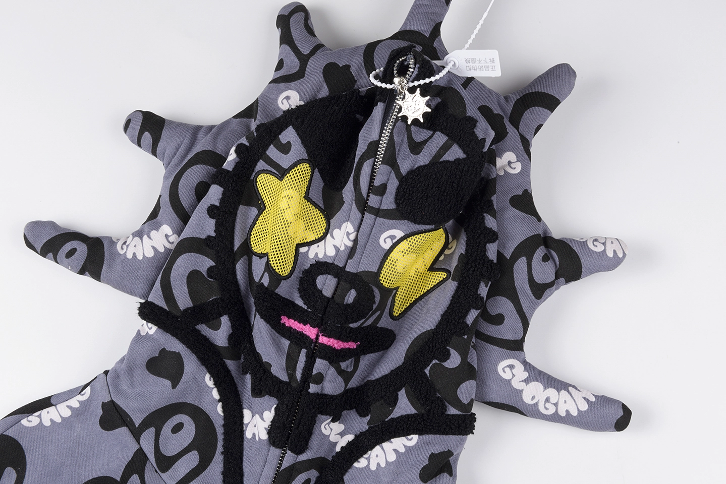 Glo Gang Cupid Heart Graphic Full Zip Hoodie