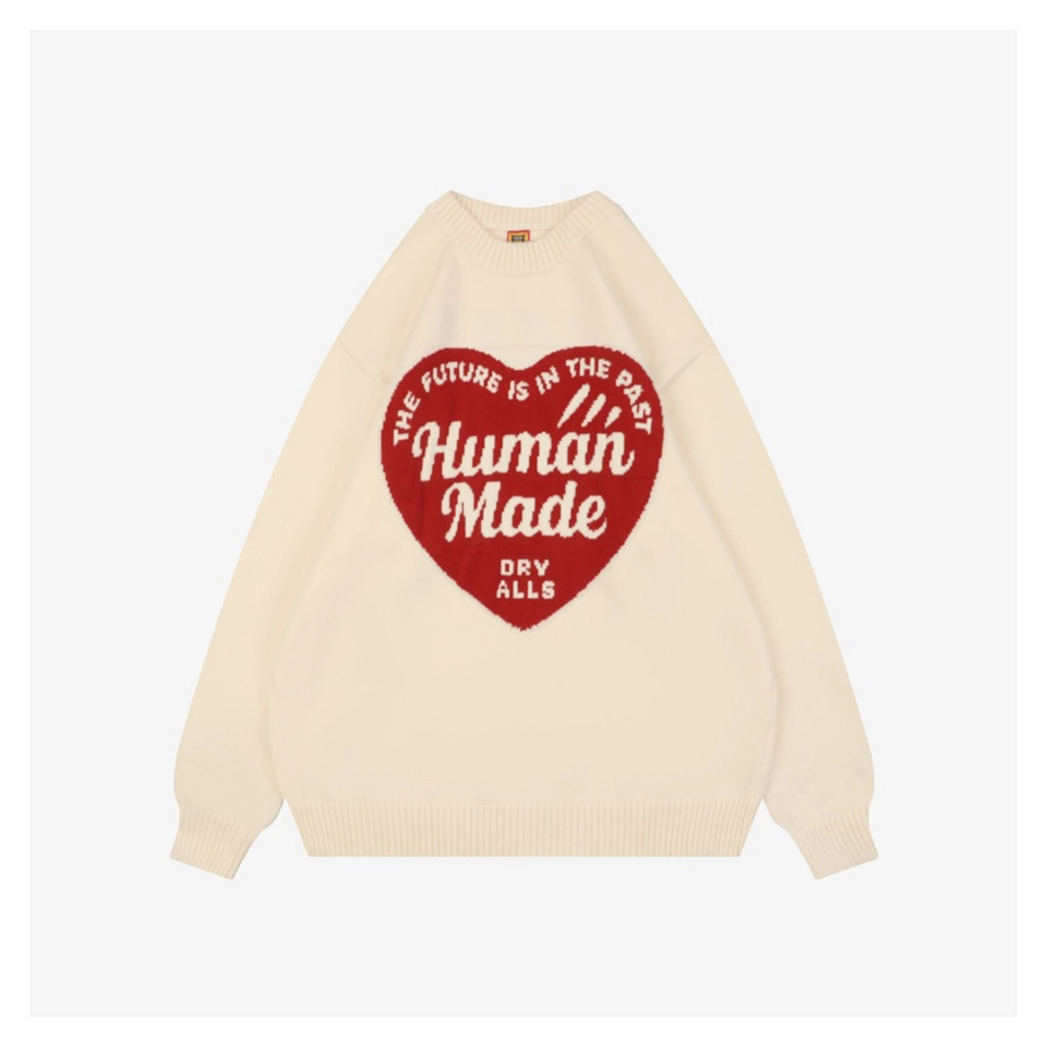 Human Made Heart Hm Letter Knit Sweater