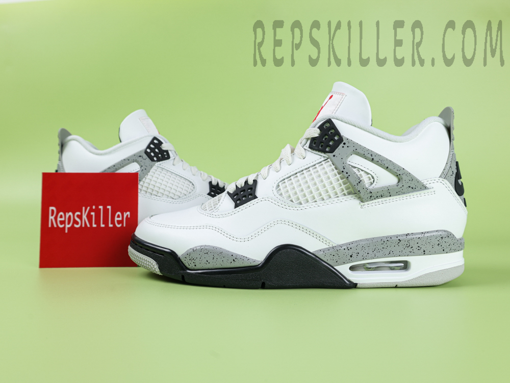 Air Jordan 4 Retro White Cement Grey