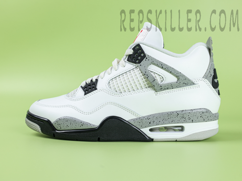 Air Jordan 4 Retro White Cement Grey
