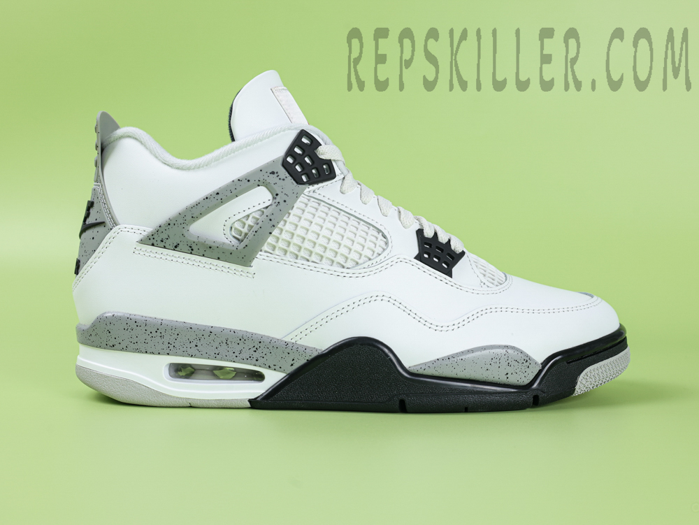 Air Jordan 4 Retro White Cement Grey