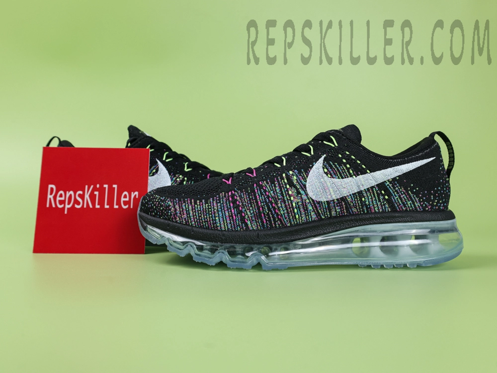 Air Max Flyknit Black Multicolor