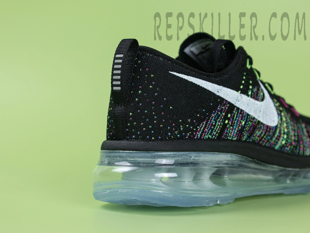 Air Max Flyknit Black Multicolor – Image 3 Air Max Flyknit Black Multicolor – Image 3