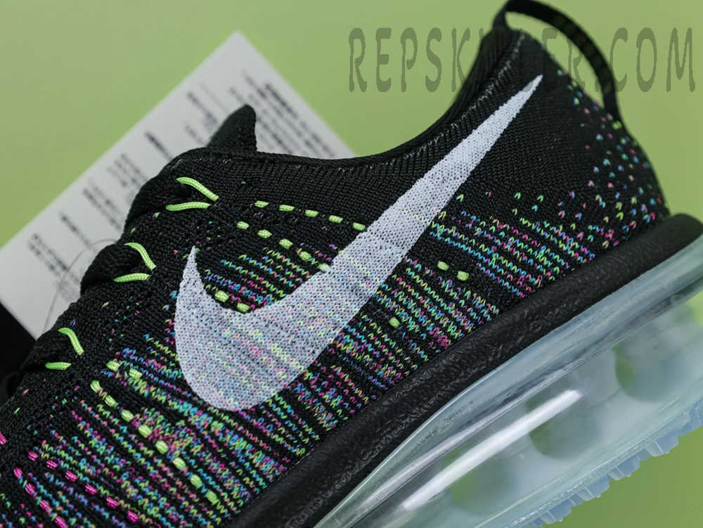 Air Max Flyknit Black Multicolor – Image 2 Air Max Flyknit Black Multicolor – Image 2