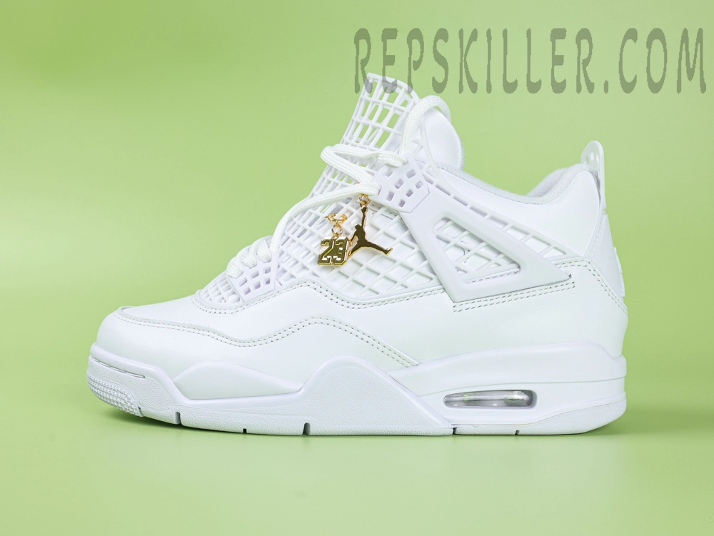 Wmns Air Jordan 4 Net Triple White