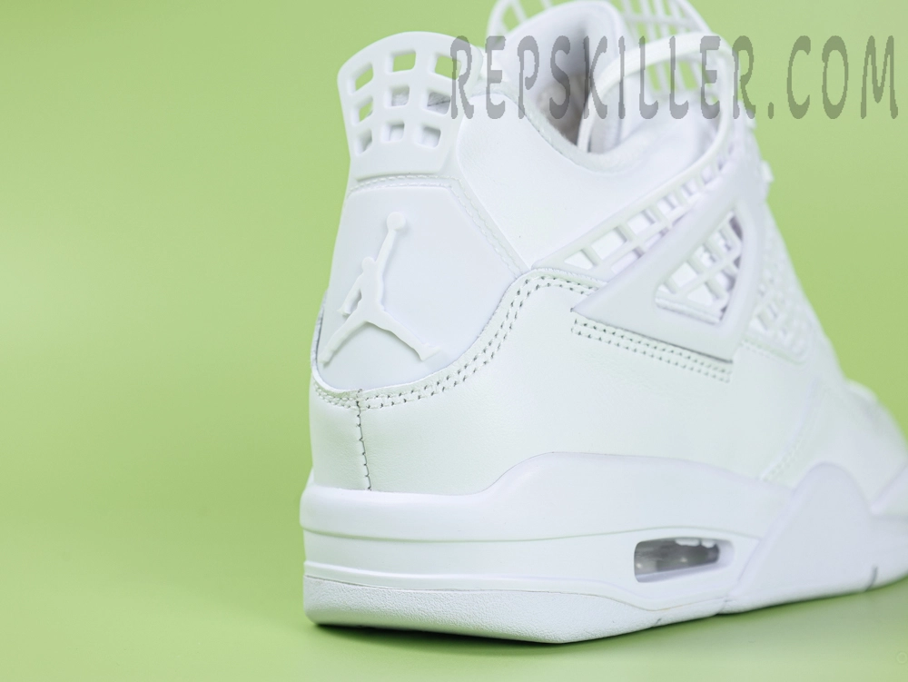 Wmns Air Jordan 4 Net Triple White – Image 3 Wmns Air Jordan 4 Net Triple White – Image 3