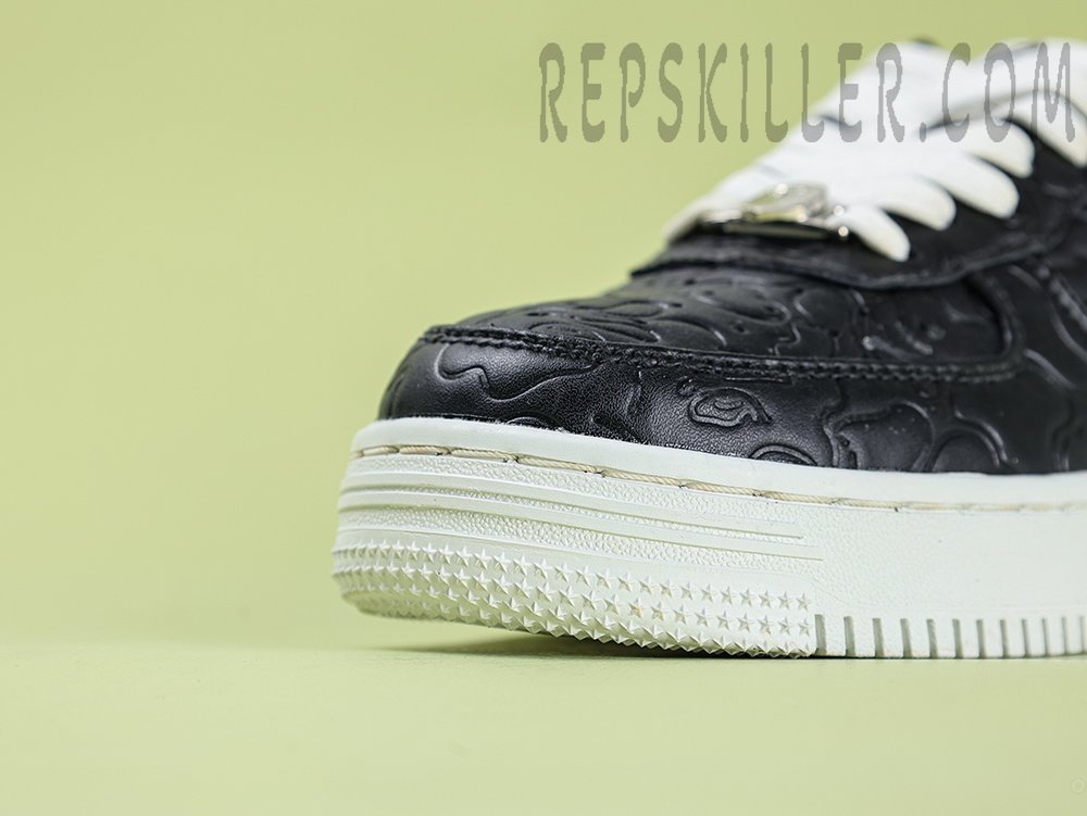 A Bathing Ape Bapesta M1 Black Low Sneakers