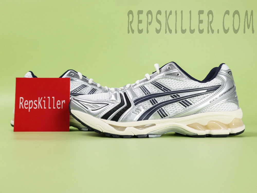 Jjjjound X Asics Gel Kayano 14 White Midnight Navy
