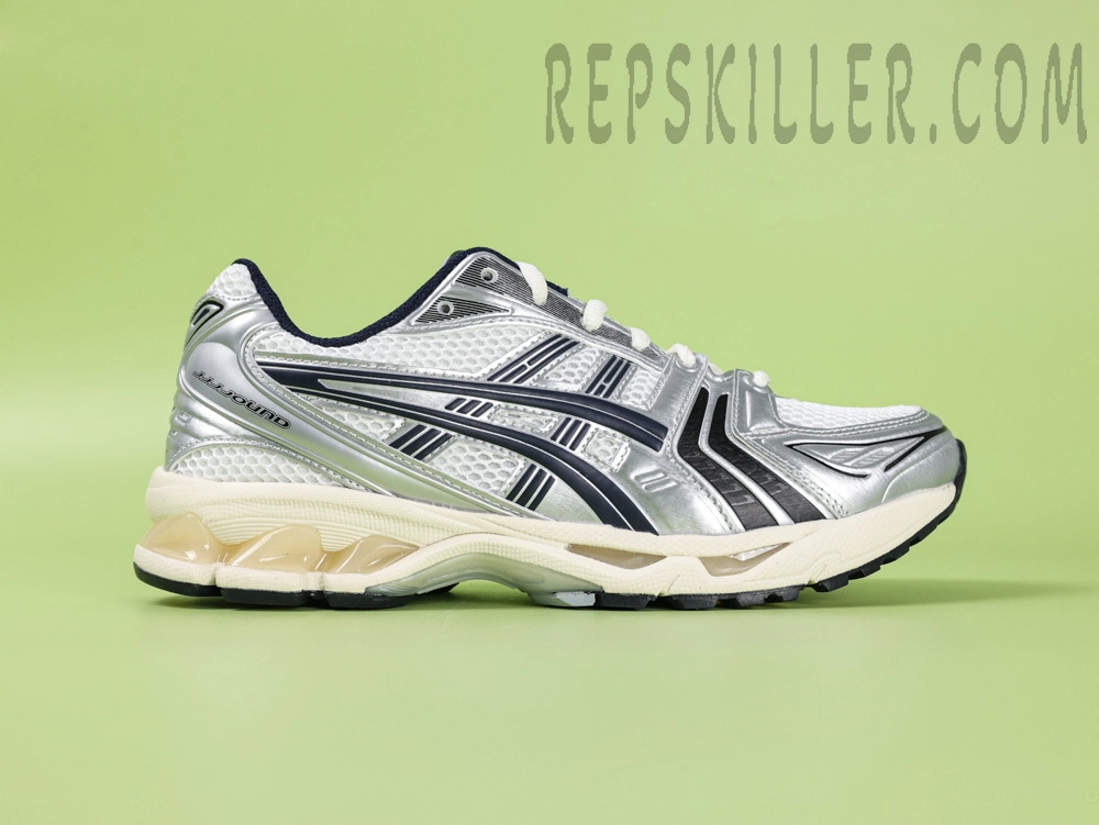 Jjjjound X Asics Gel Kayano 14 White Midnight Navy