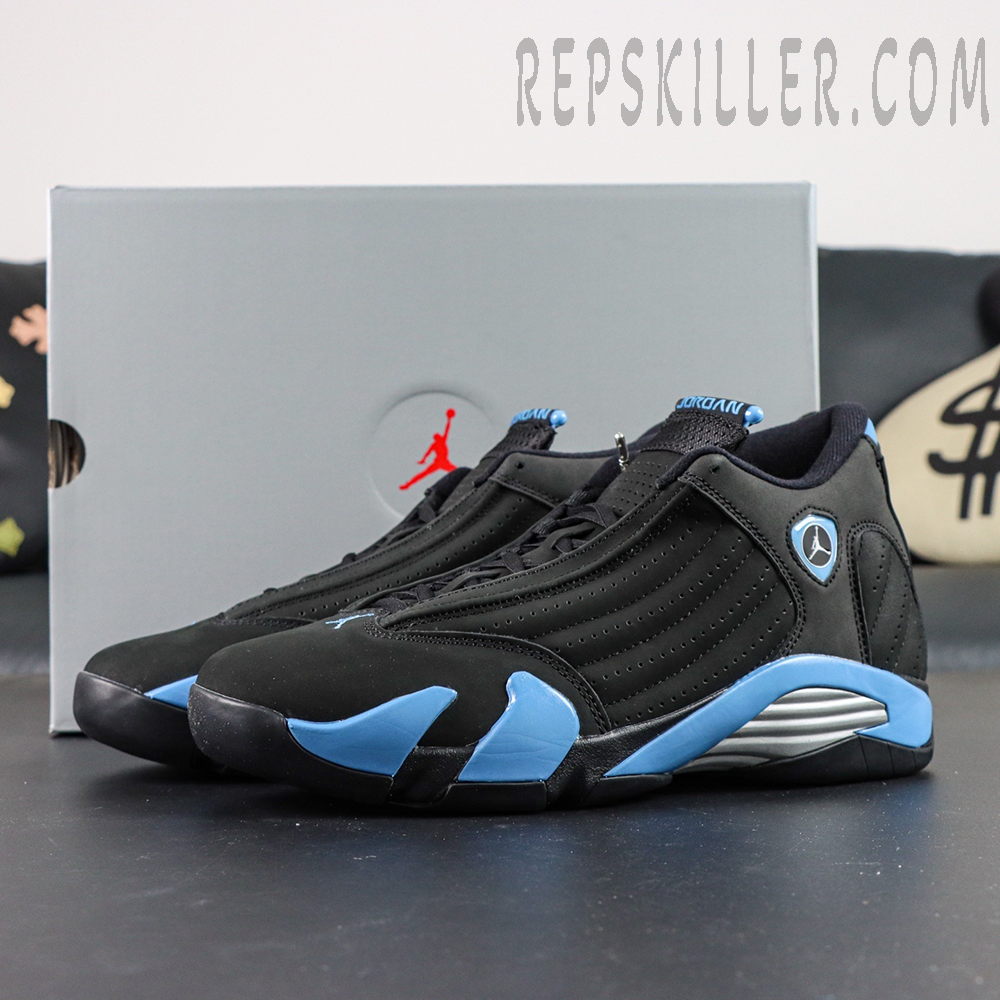 Jordan 14 Retro Black Universty Blue 2026