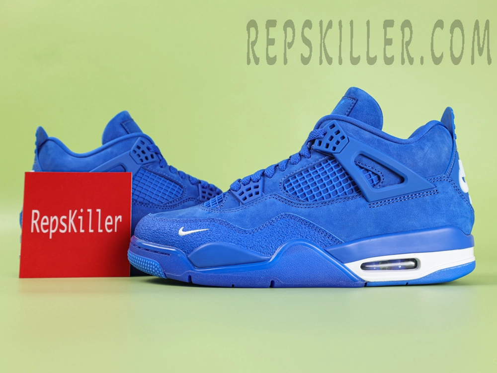 Jordan 4 Retro Og X Nigel Sylvester Brick By Brick Blue