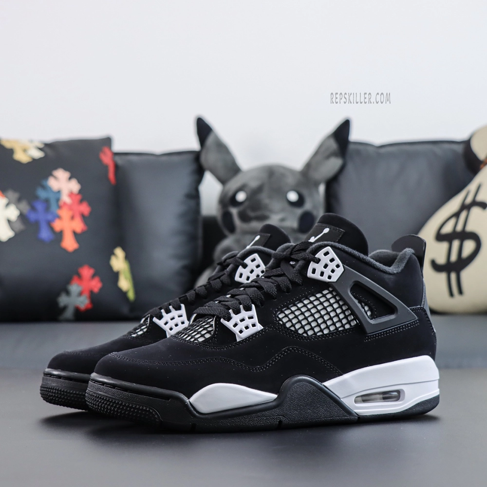 Jordan 4 Retro White Thunder Reps