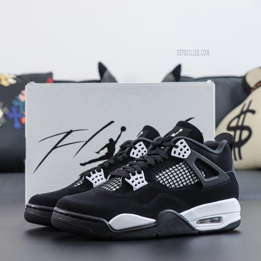 Jordan 4 Retro White Thunder Reps