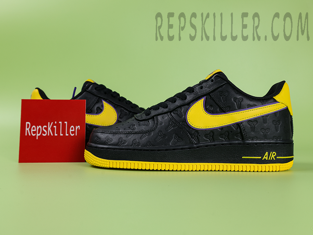 Kobe Bryant X Nike Air Force 1 Low Retro Qs Lakers Away