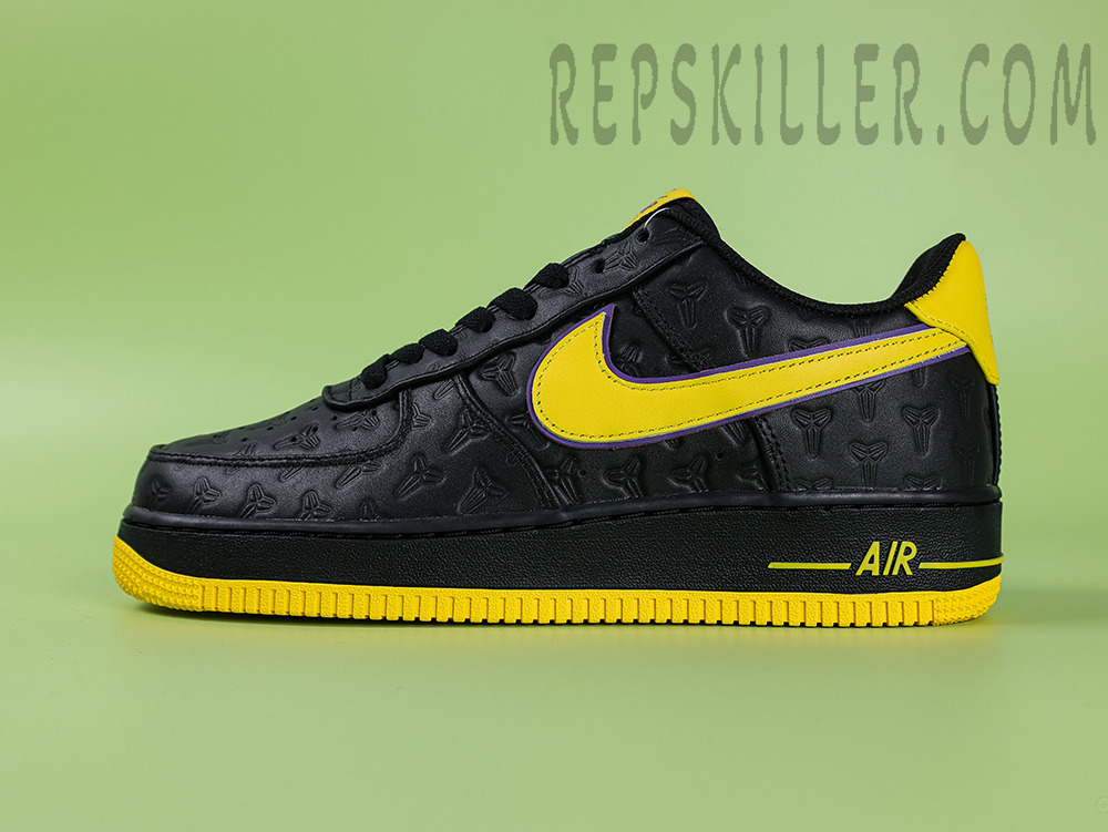 Kobe Bryant X Nike Air Force 1 Low Retro Qs Lakers Away