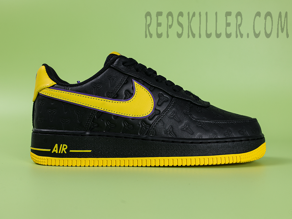 Kobe Bryant X Nike Air Force 1 Low Retro Qs Lakers Away