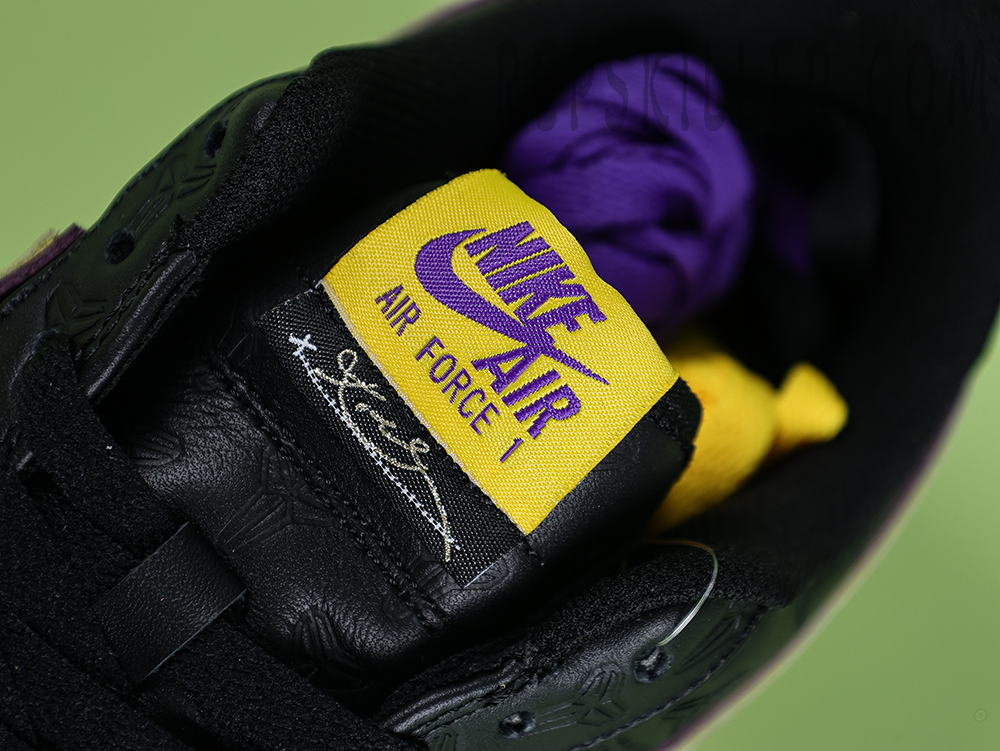 Kobe Bryant X Nike Air Force 1 Low Retro Qs Lakers Away &ndash; Image 4