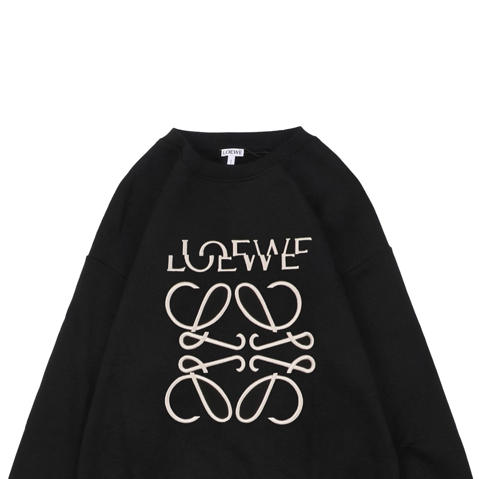 L Anagram Offset Embroidery Crewneck Sweatshirt