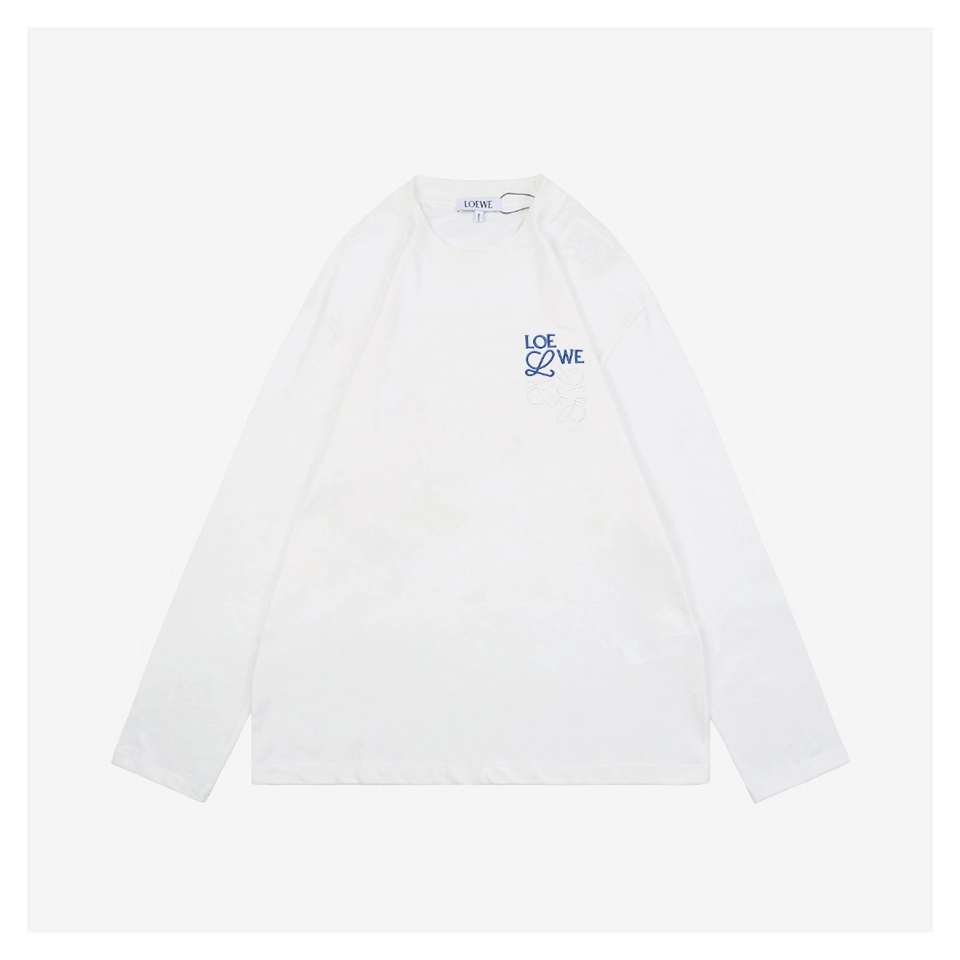 L Color Contrast Dislocated Logo Embroidered Shirt