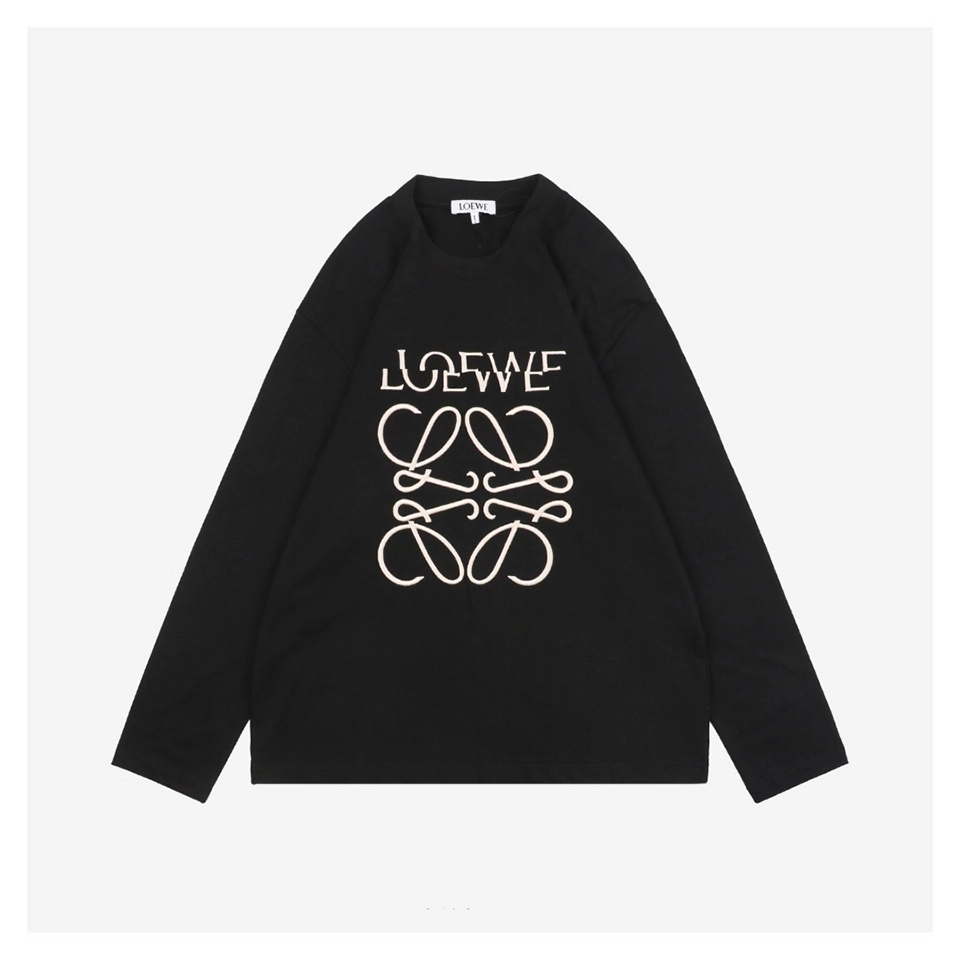 L Dislocated Logo Embroidered Shirt