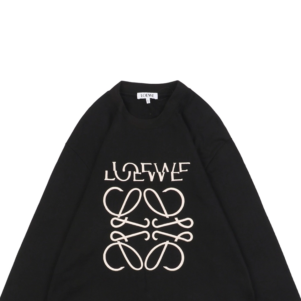 L Dislocated Logo Embroidered Shirt