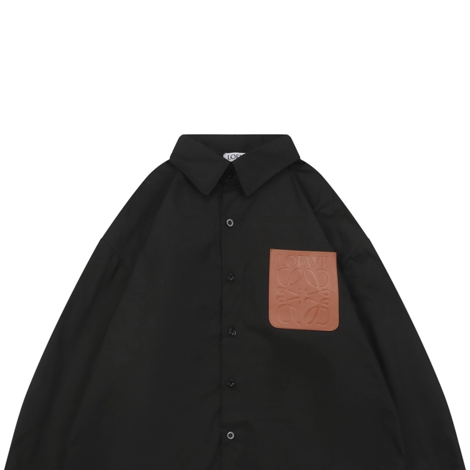 L Logo Embossed Pocket Shirt