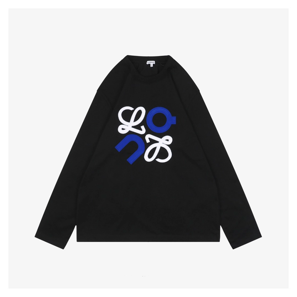 L On Logo Embossed Shirt