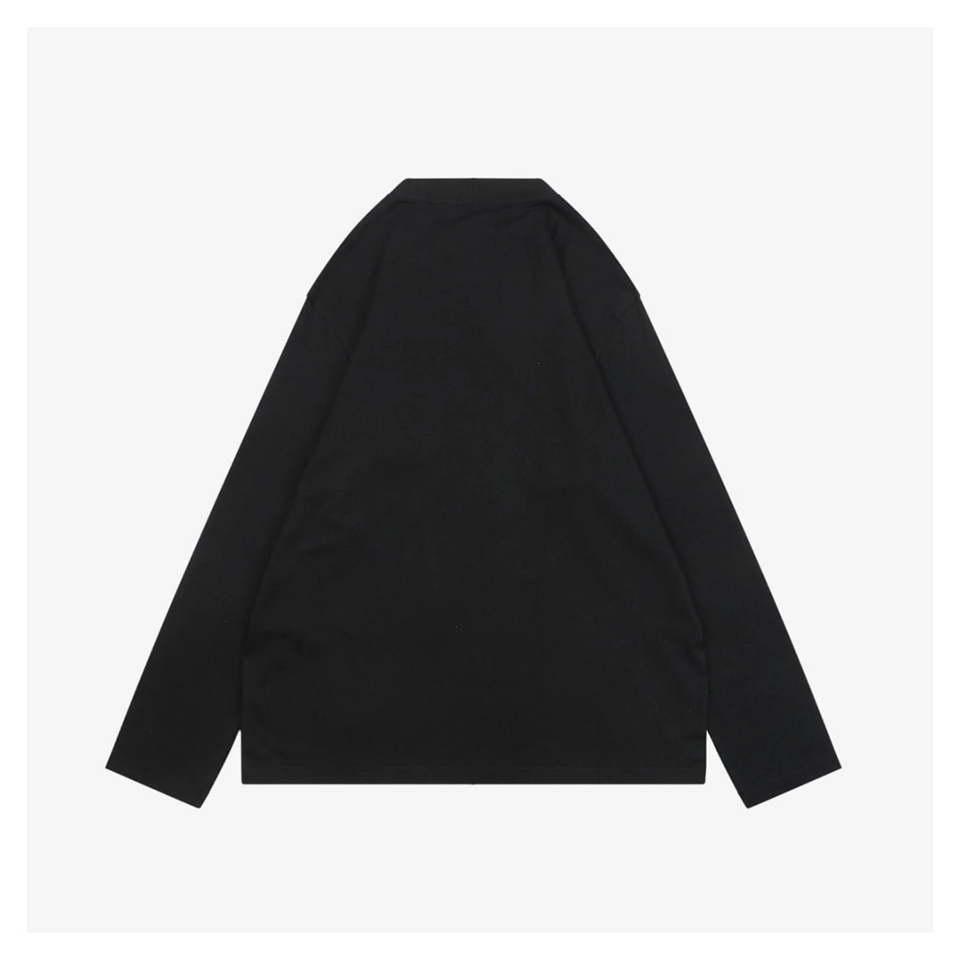 L On Logo Embossed Shirt