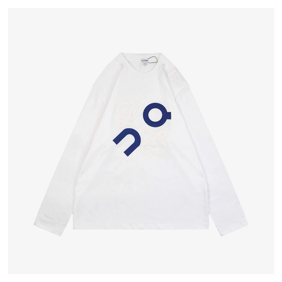 L On Logo Embossed Shirt