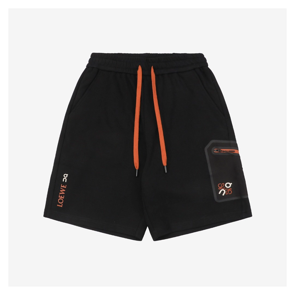 L On Collaboration Floral Emblem Silicone Logo Shorts