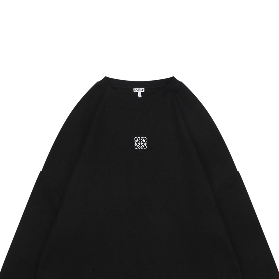 L Small Anagram Embroidery Crewneck Sweatshirt