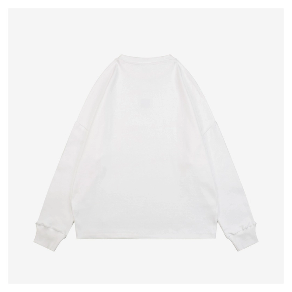 L Small Anagram Embroidery Crewneck Sweatshirt