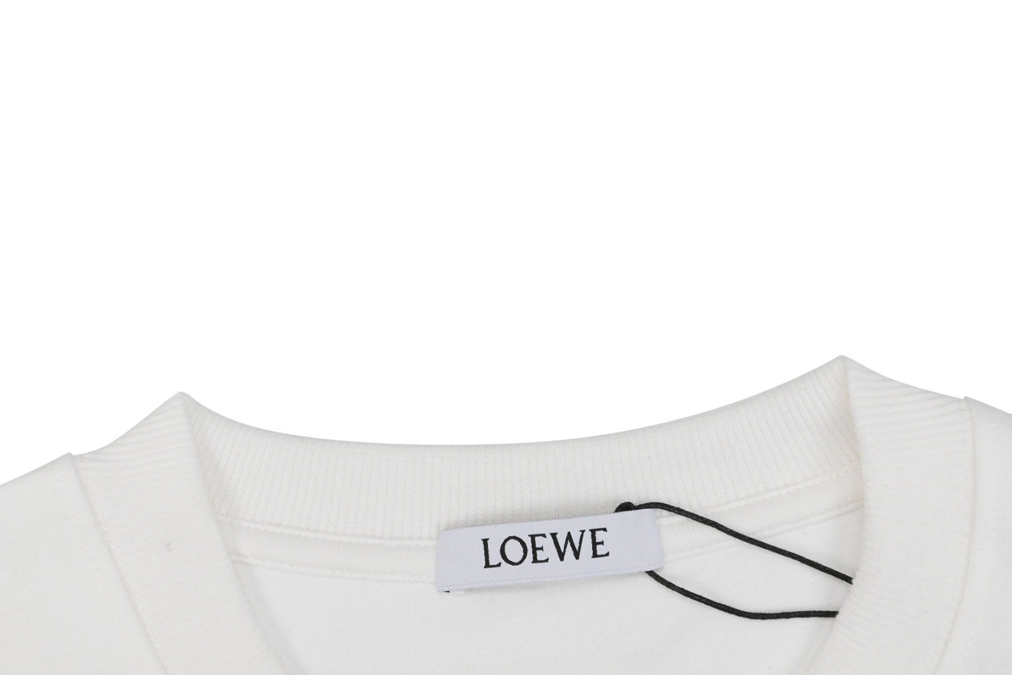 L Wave Anagram Print Crewneck Sweatshirt