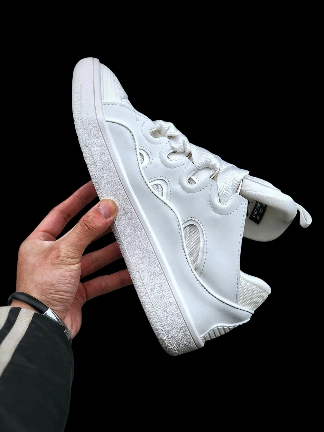 Lanvin Curb Sneaker White Reps