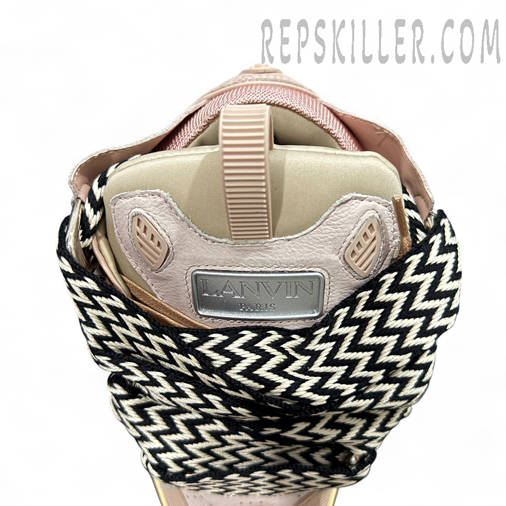 Lanvin Curb Sneakers Beige Pink