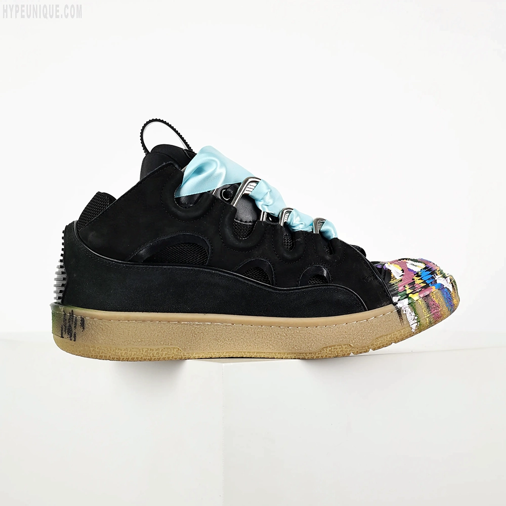 Lanvin Leather Curb Gallery Dept Black Multi Womens